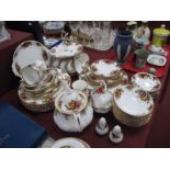Royal Albert 'Old Country Roses' Tea Ware; First Quality - two tier cake stand, cake plate, 2 x