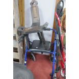 Folding Invalid Walker/Chair, spinning chair. (2)