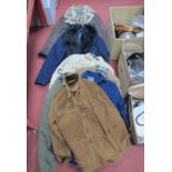 Clothing: Butterfly, Next, Collosseum ladies Jackets, Slaters, Voi Jeans and other gents jackets.