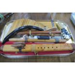High Spirits Recorder, other woodwind musical instruments, Inspire Music Air Guitar, tuner, etc:-