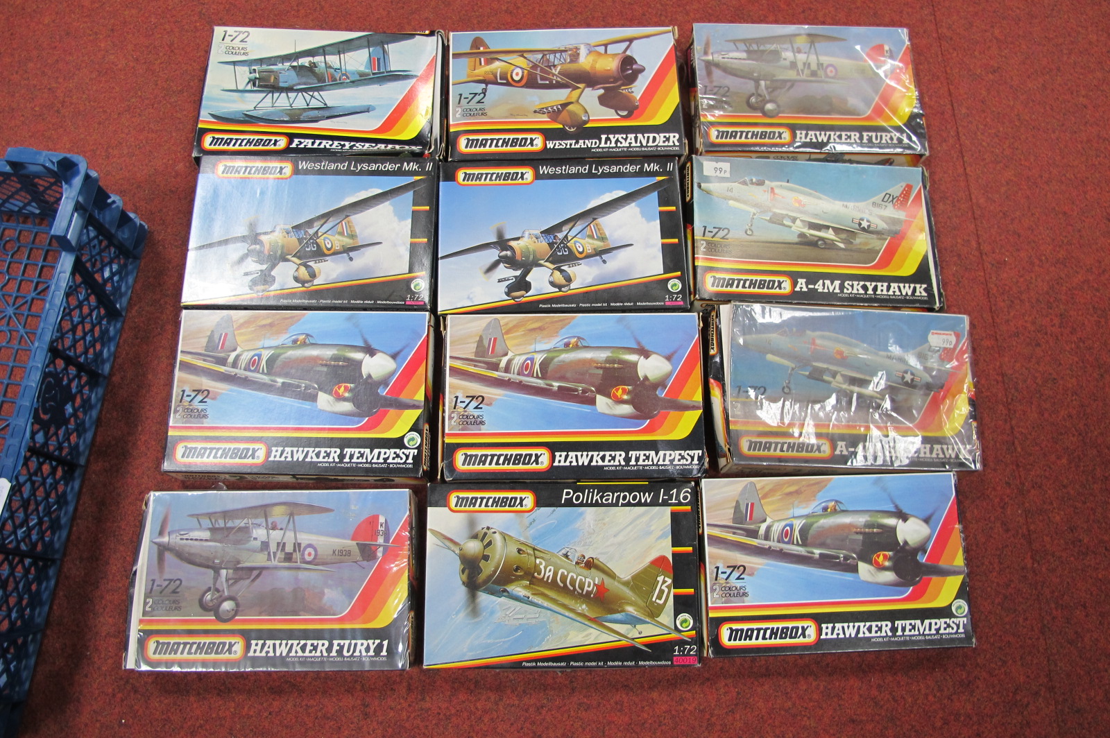 Twelve 1980's 1/72 Scale Plastic Aircraft Kits by Airfix, one Series 2, five, Series 3, one Series - Image 2 of 2