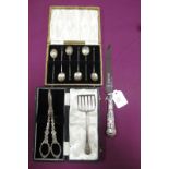 A Set of Six Hallmarked Silver Coffee Spoons, Adie Bros, Birmingham 1952 (Coronation mark), with