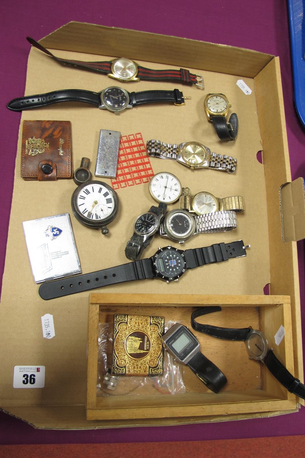 A Collection of Assorted Wristwatches, including vintage Regency Super-Automatic, Guda Super-