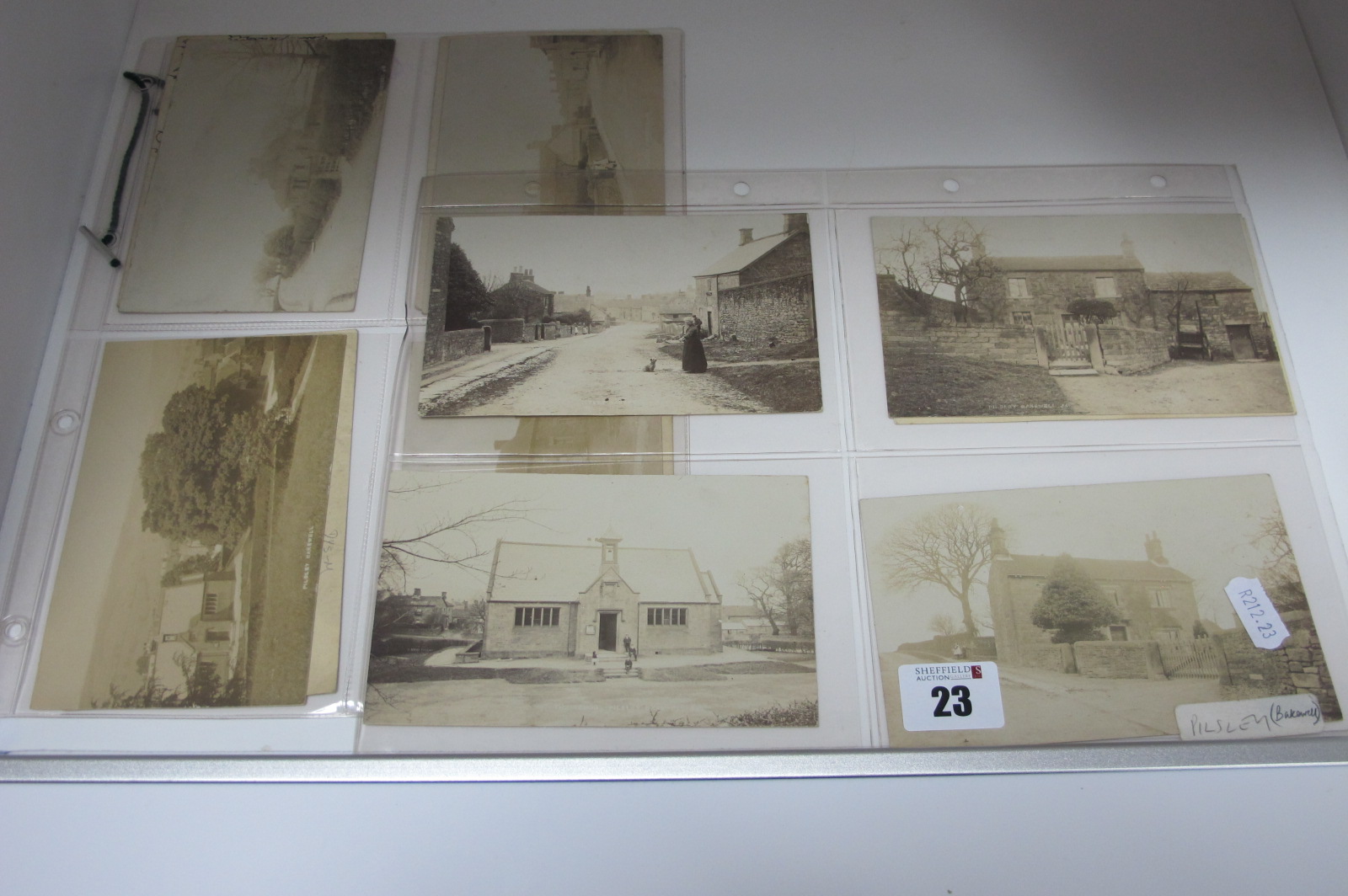 Pilsley Nr. Bakewell - Derbyshire, Thirteen Early XX Century Picture Postcards, relating to