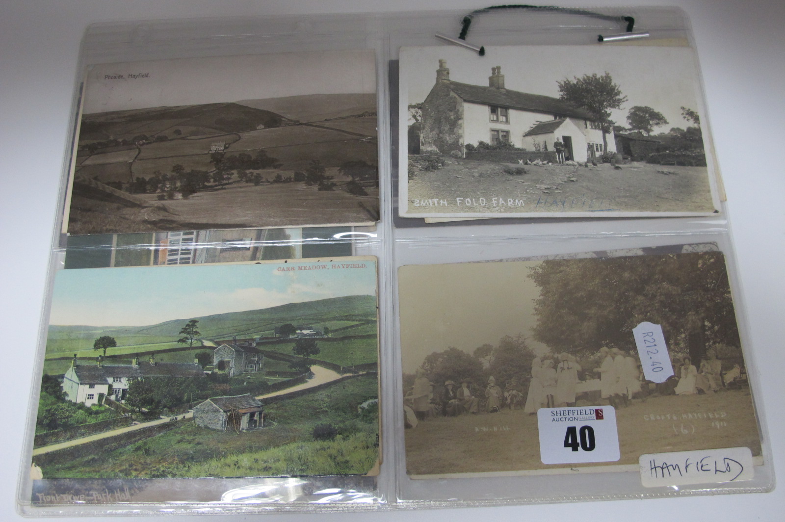 Hayfield - Derbyshire, Fourteen Early XX Century and Later Picture Postcards, including Smith Fold