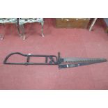 'Teles' One Man Cross Cut Saw by T.L Smith Co for Charles Constantine of Sheffield, approximately