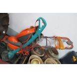 Electric Flymo, Bosch Strimmer - both untested sold for parts only. (2)