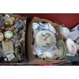 Ceramics, to include plates, bowls, cake stands, etc:- Three Boxes