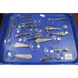 Magnifying Glasses - Fifteen various sizes and designs:- One Tray