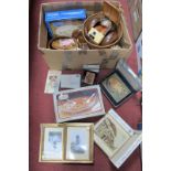 Wooden Bowls, Coasters, etc:- One Box