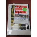 A Collection of Ten Original Tour/Band Posters, to include Red Hot Chilli Peppers - City of