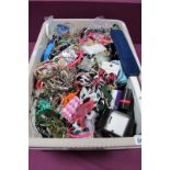 A Quantity of Assorted Costume Jewellery, including bead necklaces, bangles, bracelets, etc:- One