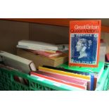 A Collection of Stamp Catalogues and Reference Books, includes S.G Stamps of The World 1981, QV