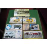 Two Corgi Classic, No 97360 Rotherham Fire Brigade, Corgi 4 Rally Cars, Corgi D-Day set and 1994