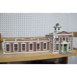 A 7mm/'O' Gauge 'County Court' Building, small parts damaged.