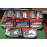 Ten EFE 'OO' Scale Buses, all different, boxed.