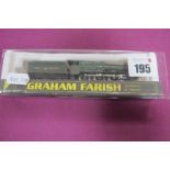 An 'N' Gauge 4-6-0 Castle Class? Great Western Locomotive, by Graham Farish, used, part boxed.