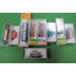 Nine 'N' Gauge Continental Rolling Stock, by Minitrix, Ibertren and others, hoppers noted, all used,