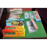 Ten Various 'HO' Scale American Outline Rolling Stock Kits, by Athearn, Roundhouse and others,