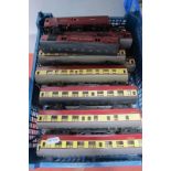 Over Twenty 'OO' Scale Tri-ang Eight Wheel Coaches and Royal Mail Vans, mainly 'Blood and Custard'