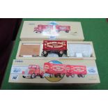 Two Corgi Classics, No 97920 R Edwards Super dodgems and J Ayers truck and trailer, boxed.
