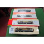 Three Hornby 'OO' Glass 31 A-1-A Locomotives, two BR green, one Freight. all DCC ready and boxed,