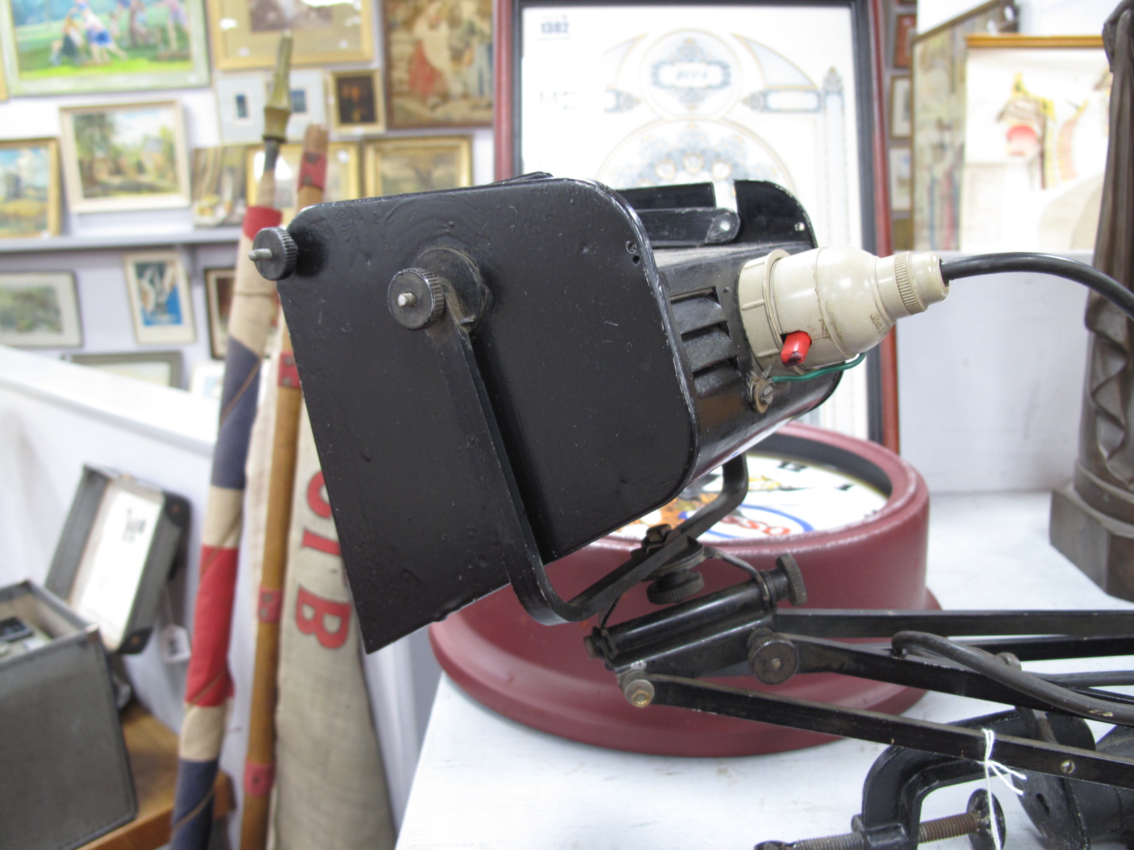 An Original Circa 1940's Hadrill and Horstman 'Pluslite', with counterbalance 'Roller', weight and - Image 5 of 7