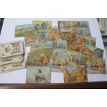 CWS Tea Cards, with 'The Nations Teapot' in sepia to back, approximately forty eight.
