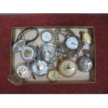 A Collection of Modern Pocket Watches, a vintage ladies 'TARA' pendant watch etc.