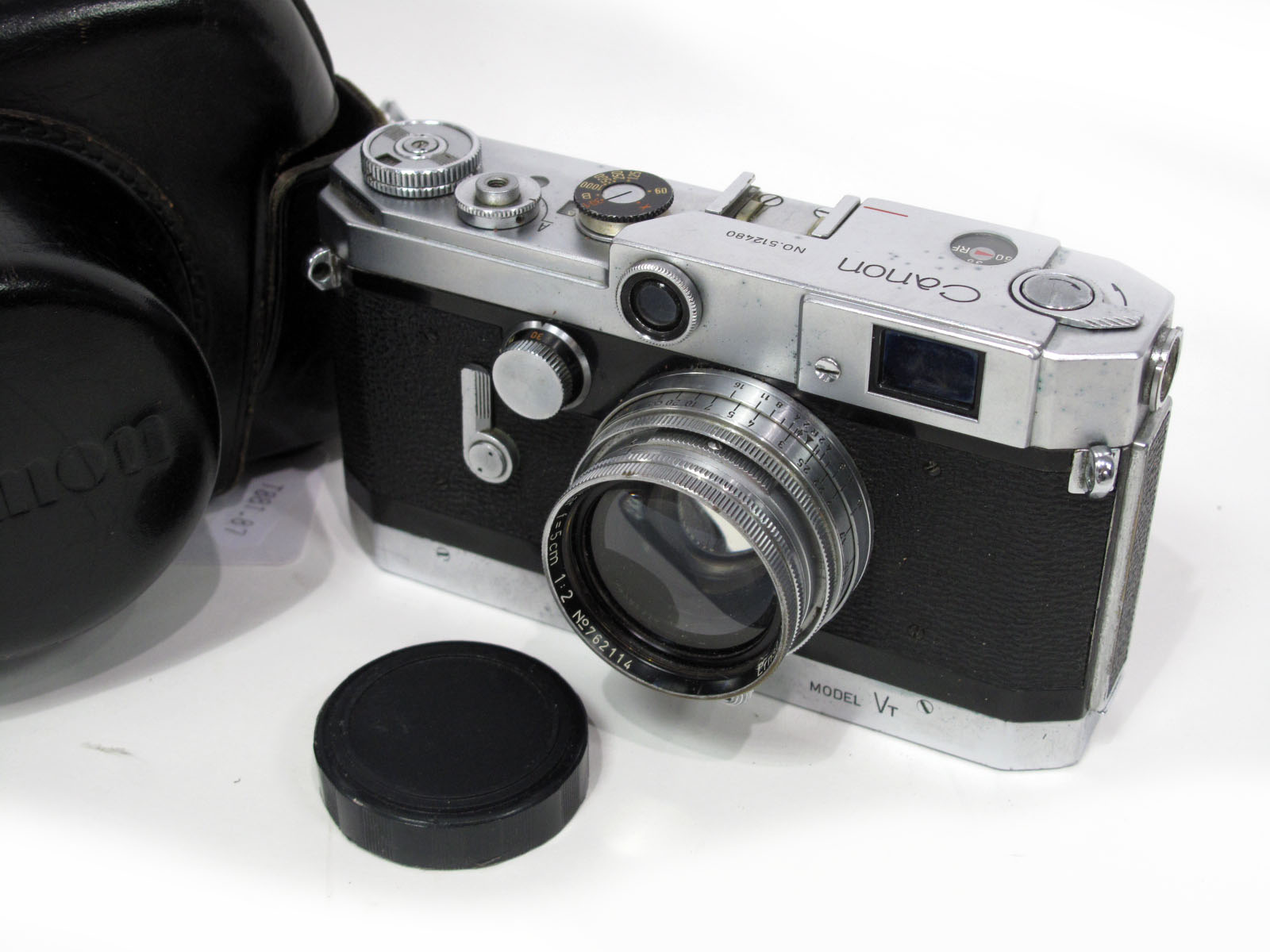 Canon Model VT, with Ernst Leitz f=5cm lens.