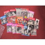 The Beatles Monthly Book 1965 & 66, ten editions, other Beatles publications, publicity cards etc.