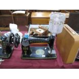 Singer Sewing Machine, converted to a table lamp.