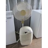 EBAC 2650E Humidifier, together with a Lloytron fan. (2)