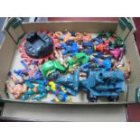 A Quantity of Original He Man Masters of The Universe Figures and Vehicles, including Battle Ram,