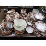 A Queens China, Royal Albion China, two Edwardian tea services:- One Tray