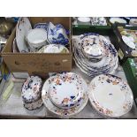 A Late XIX Century Dinner Service, meat plates, tureens, plates, bowls, thirty four pieces, together