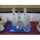 Four Glass Decanters.