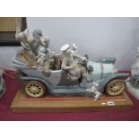 A Very Large Lladro Figure Group, No 1146 LE "Familiar Rallye" (Family Rally) designed by Jaun