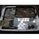 Fourteen Two Pound Coins, approximately thirty eight fifty pence pieces Sherlock Homes, Hastings,
