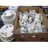 Royal Worcester 'Evesham'; Casserole dishes, flan dishes, jugs, ramekins, bowls etc:- One Box