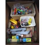 One Box of Playworn Diecast Vehicles and Spares.