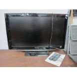 A Panasonic Viera Flat Screen TV, model TX-37LZD85. (untested, sold for parts only)