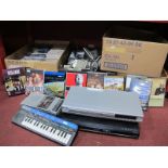 A Quantity of D.V.D's, Toshiba player, Panasonic Blu Ray Disc Player, untested:- sold for parts