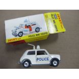 Dinky Toys, Police Mini Cooper 250, boxed.