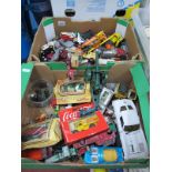 Two Boxes of Diecast Vehicles by Various Manufactures, to include Corgi Chitty Chitty Bang Bang,