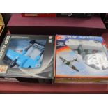 ERC 2.4 GHZ Radio Controlled R.A.F Spitfire, micro warbird series, boxed, appears unused), and Epp
