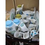 J & G Meakin 'Studio' Vintage Tureens, tea pot coffee pot, etc:- One Box.