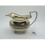 A Decorative Chester Hallmarked Silver Jug, Nathan & Hayes, Chester 1902, of antique style with