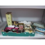 A Mixed Lot of Assorted Costume Earrings, jewellery boxes, vintage Joseph Terry (York) chocolate