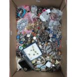 A Mixed Lot of Assorted Costume Jewellery :- One Box